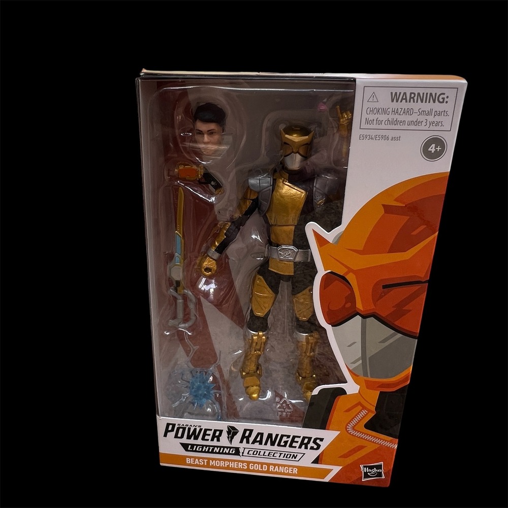 Hasbro Power Rangers Lightning Collection‎ Beast Morphers Gold Ranger 6" Figure - Picture 6 of 6